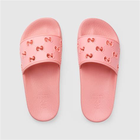 rubber kids gucci slides|gucci clogs rubber women's.